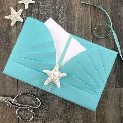 Seashell Themed Gift Wrapping