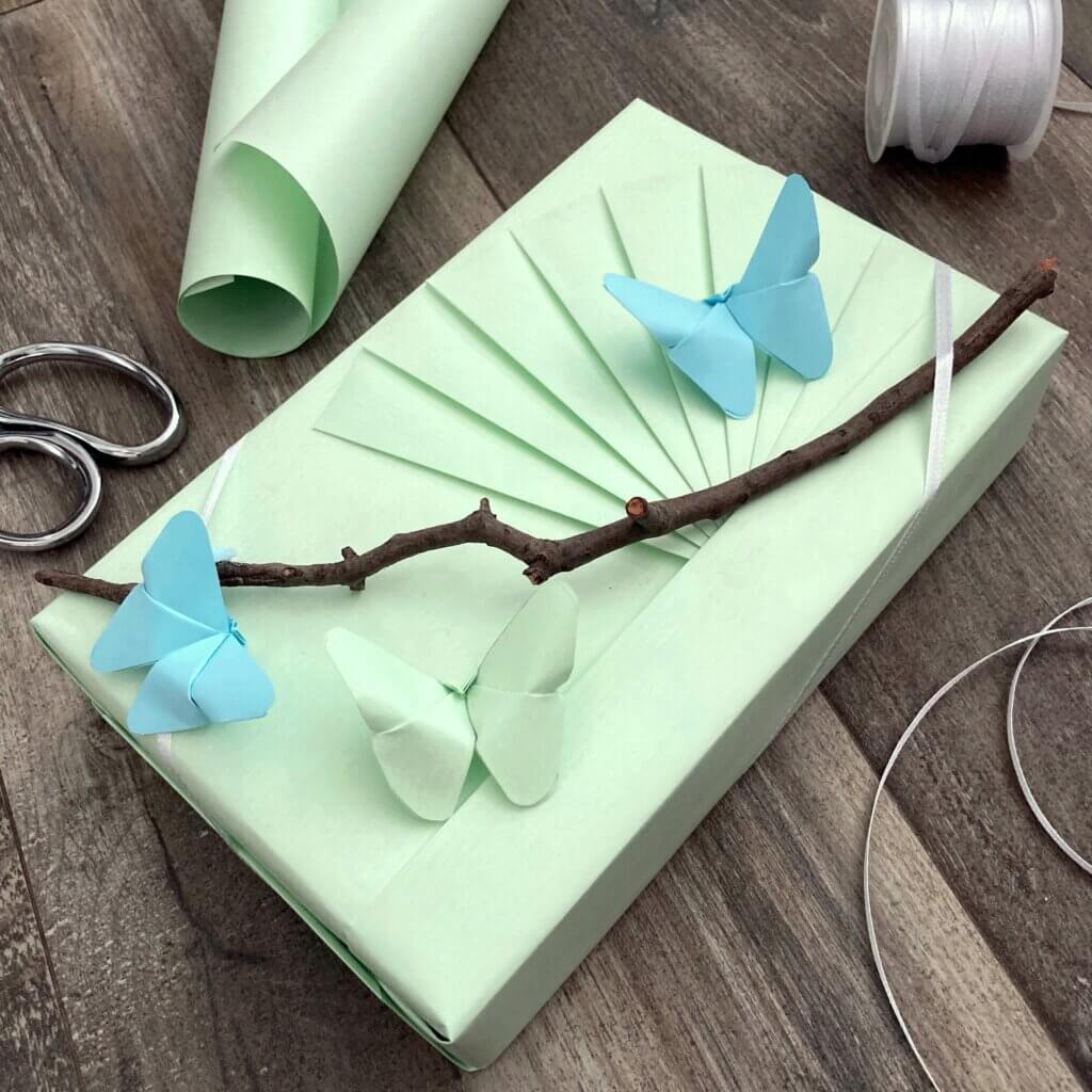 Paper Butterflies Gift Wrapping