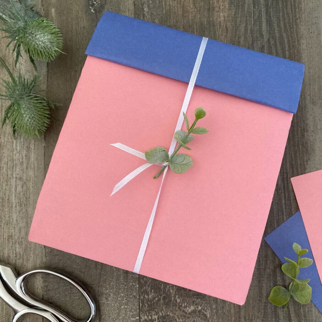How To Make A Paper Gift Bag With Two Pieces Of Paper