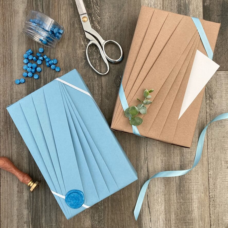 Pleated Pocket Gift Wrapping