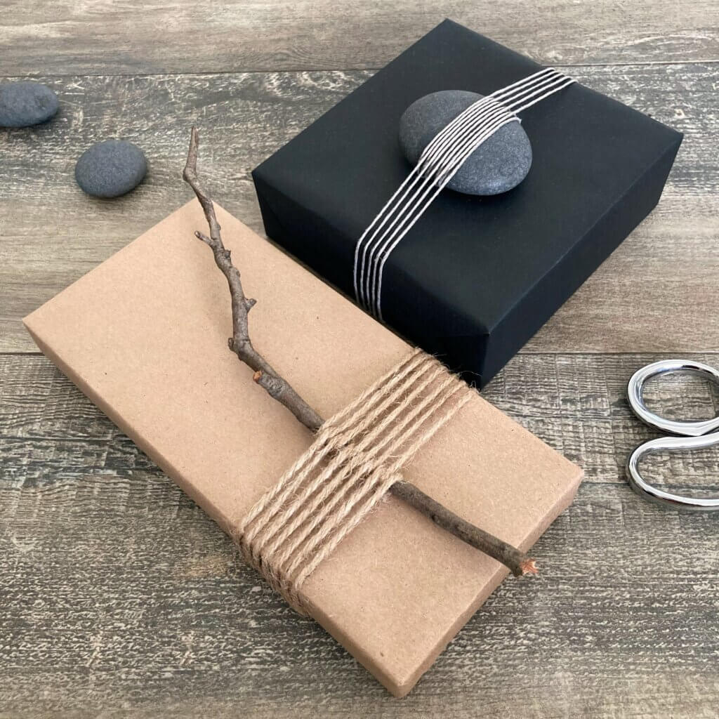 Eco-Friendly Gift Wrapping (Inspired by the Art of Rock Wrapping)