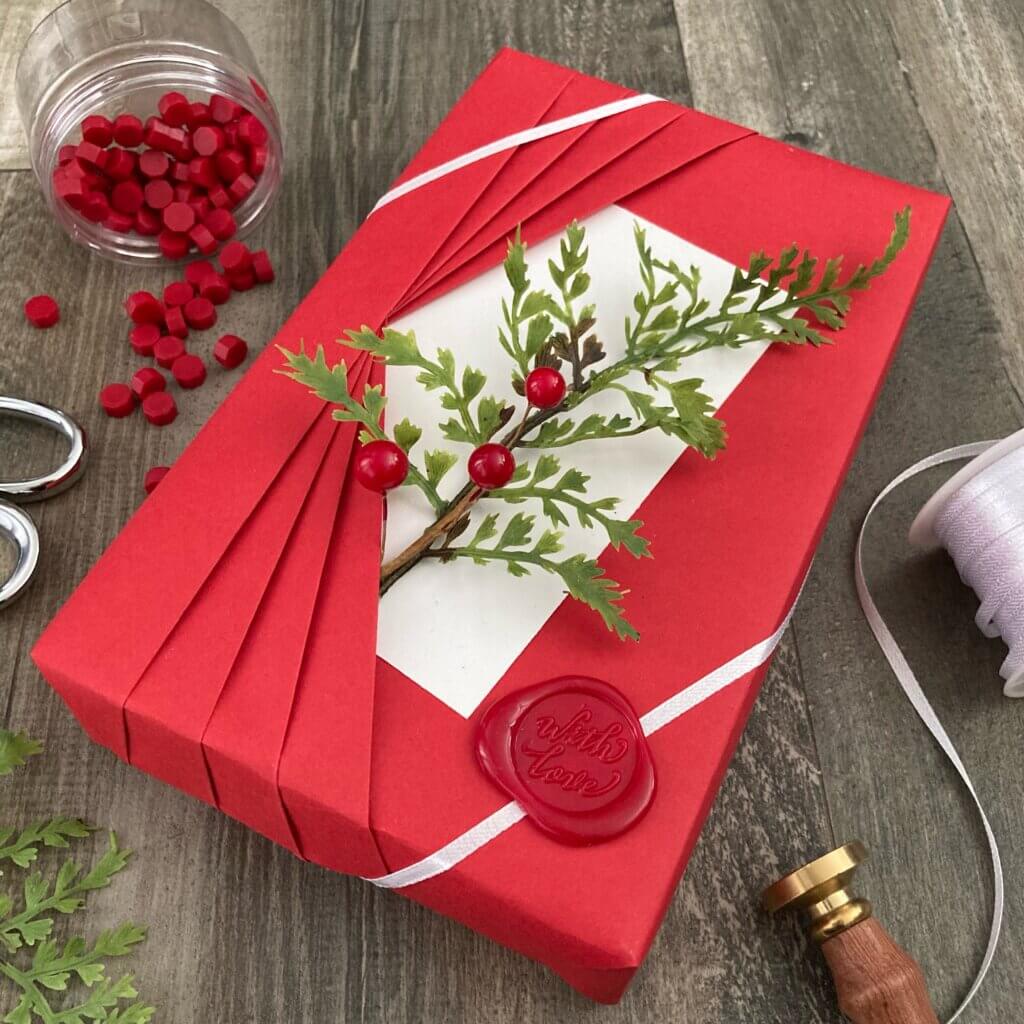 Double Fan Gift Wrapping