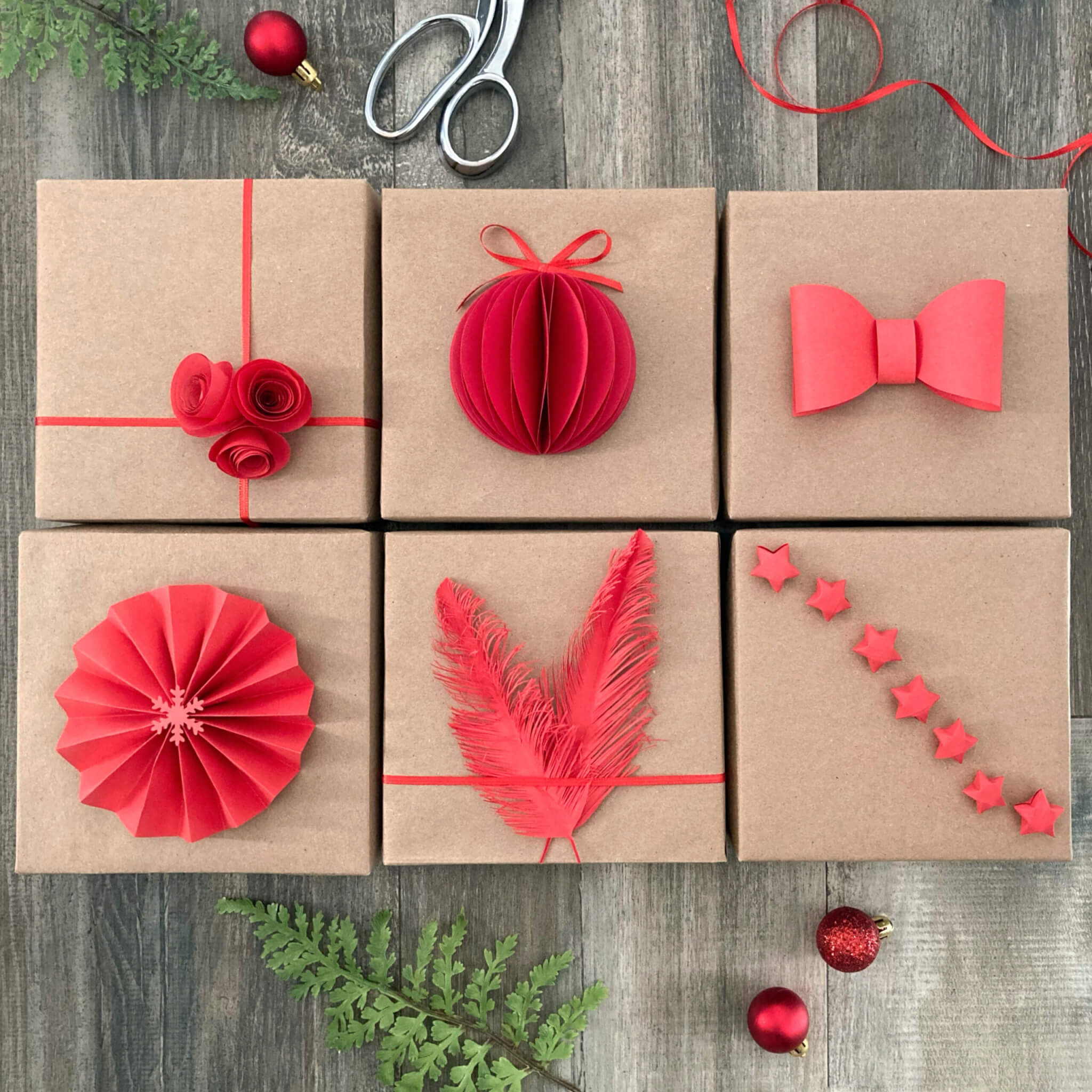 6 Easy Gift Wrapping Topper Ideas Gift Wrapping Love